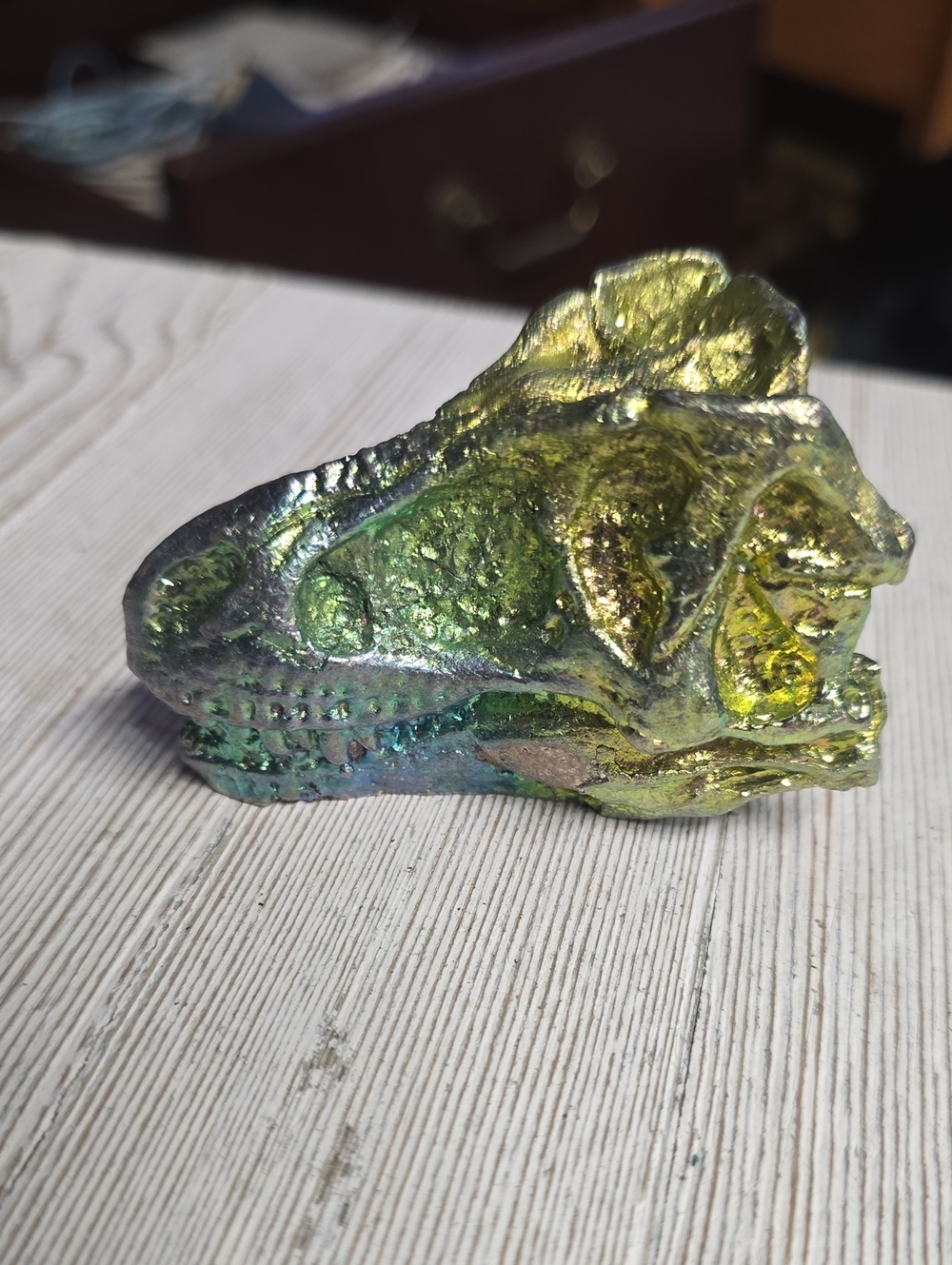 Bismuth T-Rex Skull 236 Grams